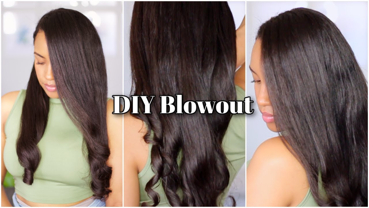 How to: Blowout Curly Hair | At-home Salon Blowout for Beginners