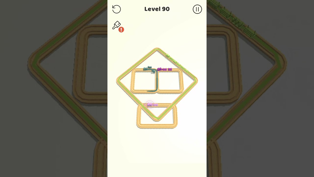 Trains On Time 🚂 Gameplay #FunGame All Levels 89 - 90 Android | IOS #Shorts