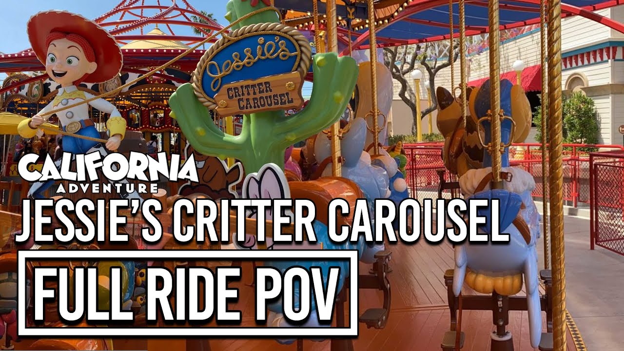 Jessie’s Critter Carousel Reopens at Disney California Adventure