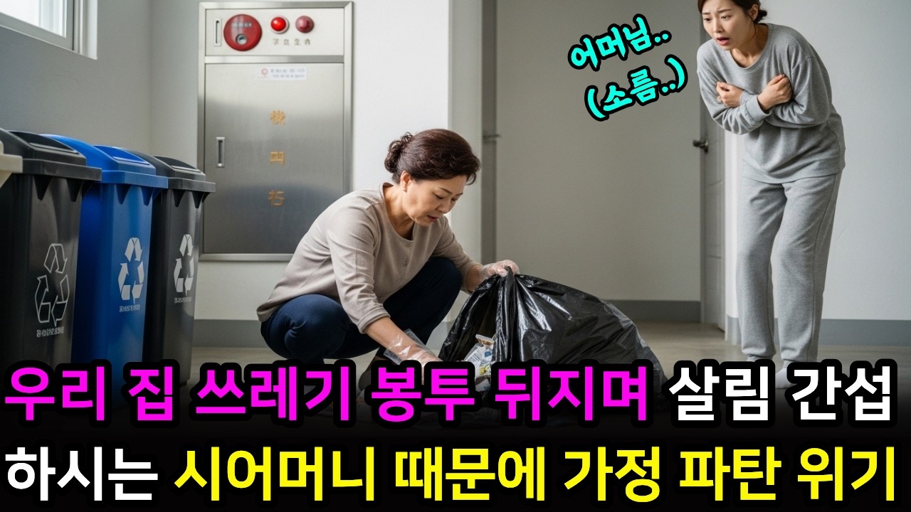 옆집 시어머니가 우리집 쓰레기 봉투를 여는 이유… 며느리는 울분이 터진다. ㅣ고부갈등ㅣ노후사연ㅣ감동사연ㅣ인생사연ㅣ사연라디오ㅣ오디오북ㅣ