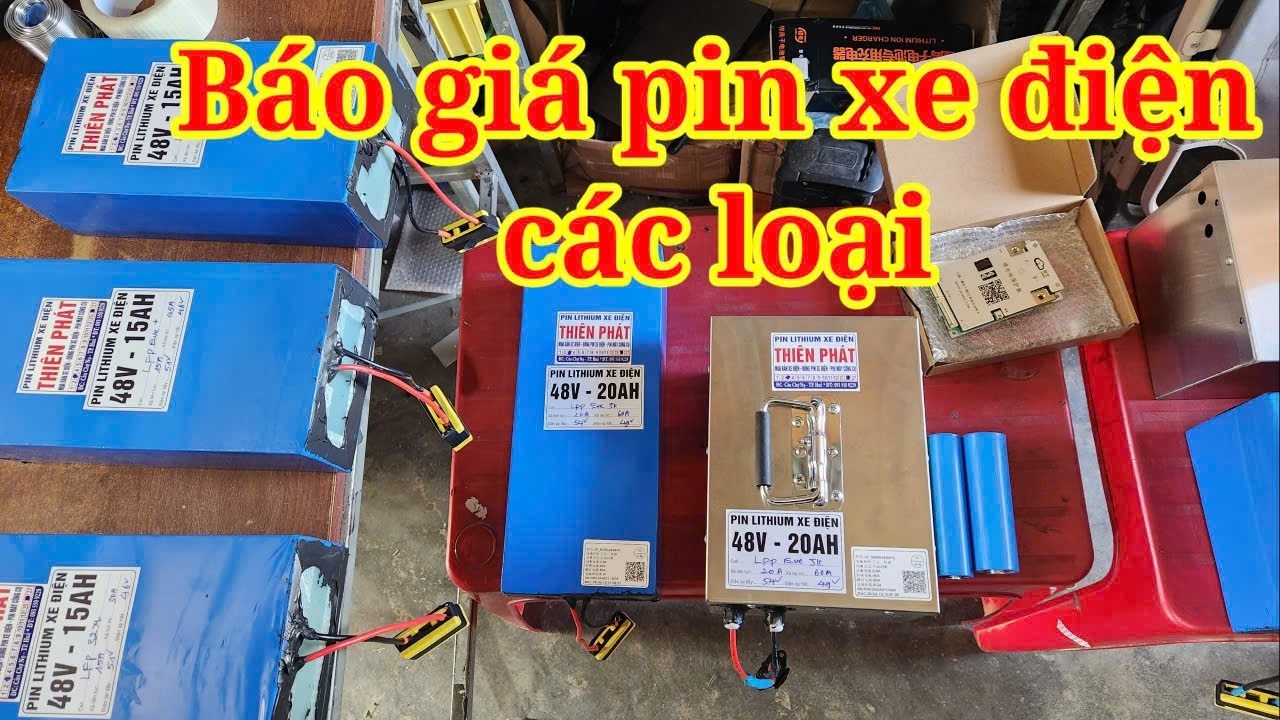 Cập nhật giá các loại pin xe đạp điện phổ thông và cao cấp | xe điện thiên phât