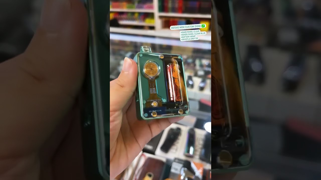 CUSTOMIZED DOTMOD DOTAIO MINI DONE ✅