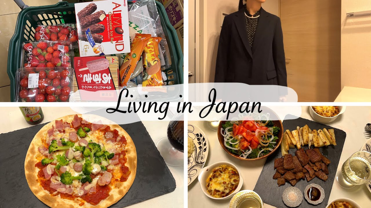 special day in March, grocery shopping, GRWM, pizza fun, celebration of graduation | japan vlog