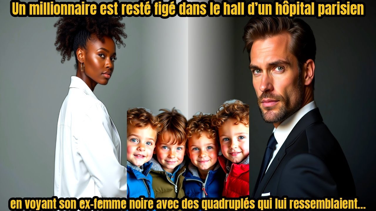 Un millionnaire est resté figé dans un hôpital en voyant son ex-femme avec des quadruplés qui lui...