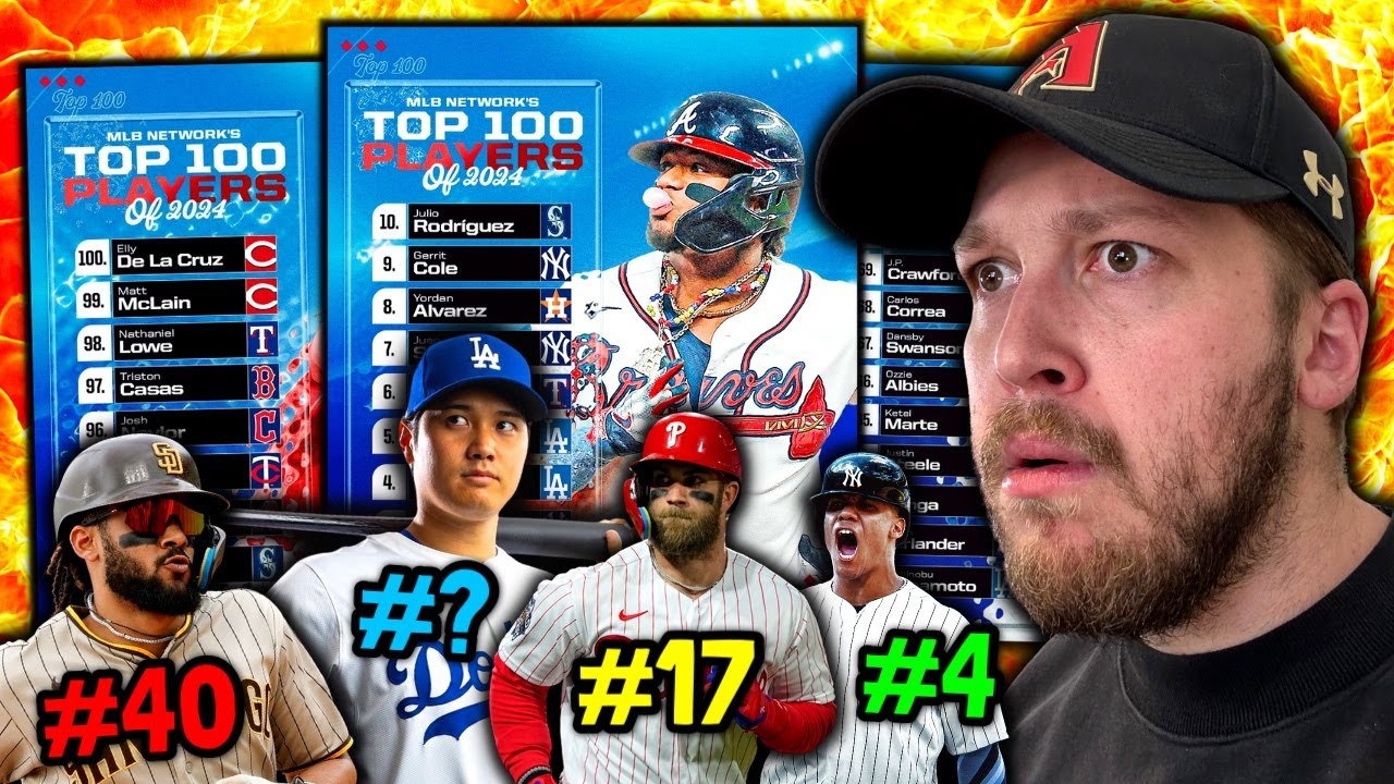 Reacting to MLB's TOP 100 PLAYERS Right Now..