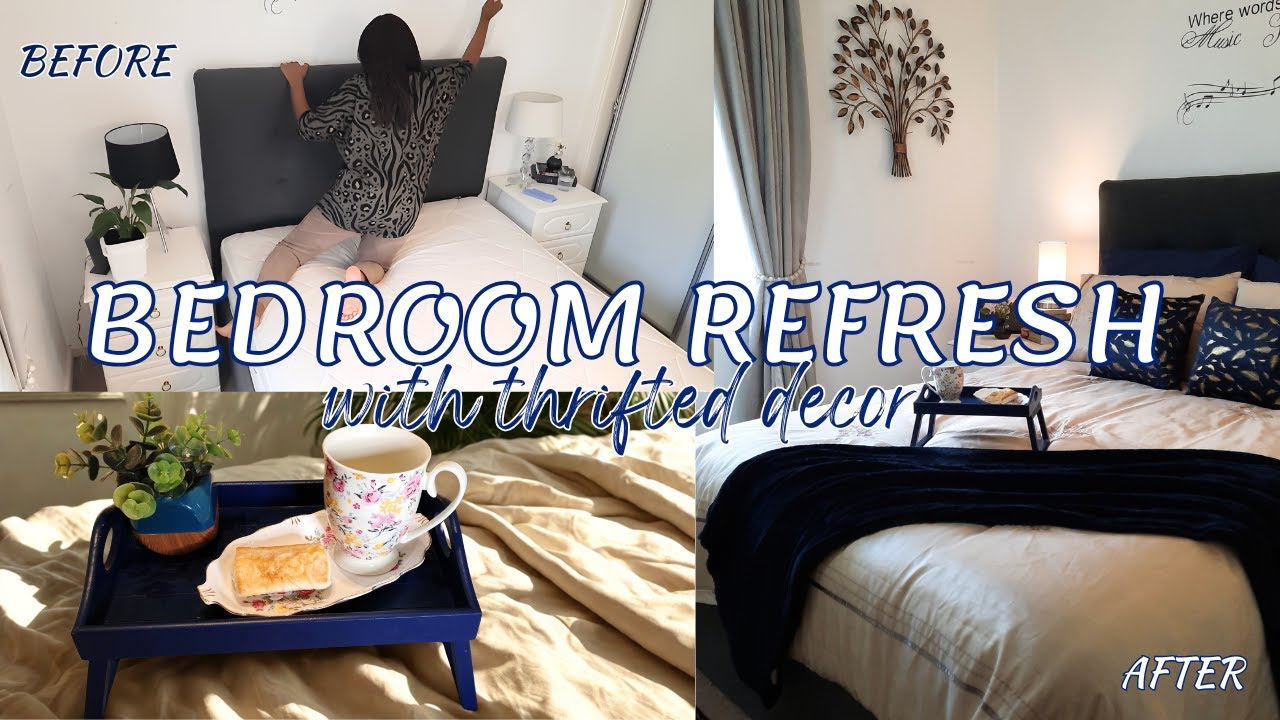 TINY BEDROOM REFRESH🌺✨| FROM PLAIN TO COZY & ELEGANT