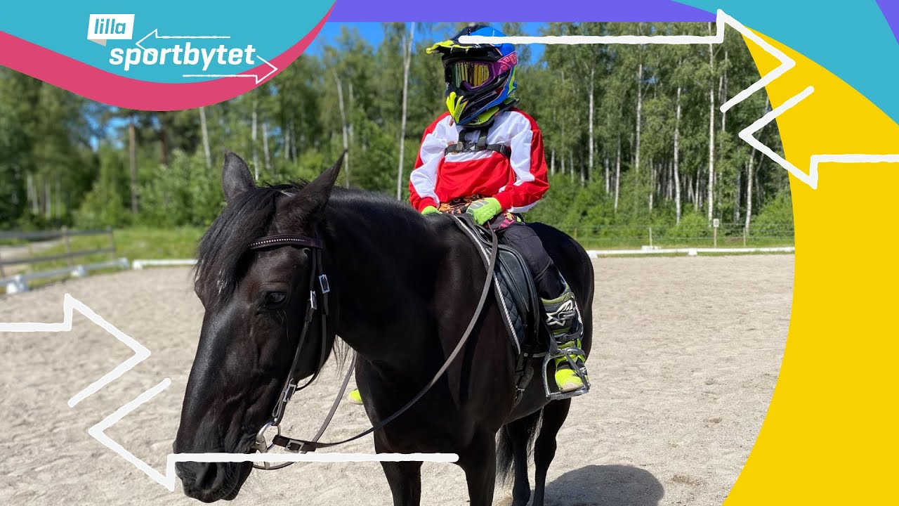 SPORTBYTET: Billy provar att RIDA! | Lilla Sportspegeln