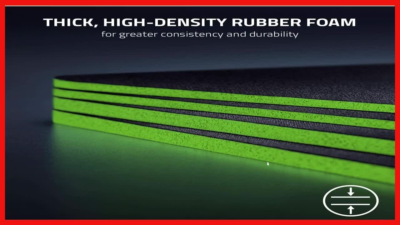 Razer Gigantus v2 Cloth Gaming Mouse Pad (Medium): Thick, High-Density Foam - Non-Slip Base -