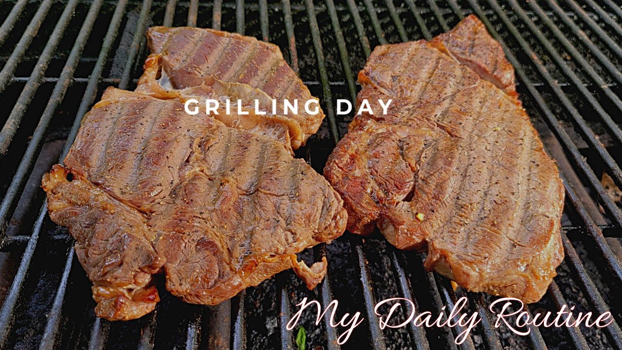 Grilled Beef Steak | Grilling Outside