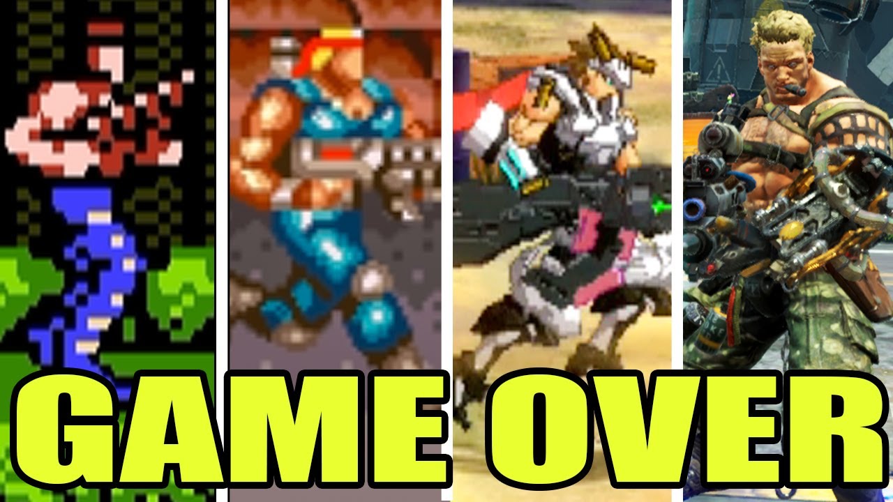 EVOLUTION OF CONTRA DEATHS & GAME OVER SCREENS (1987-2025) NES, SNES, Wii, Nintendo Switch & More!