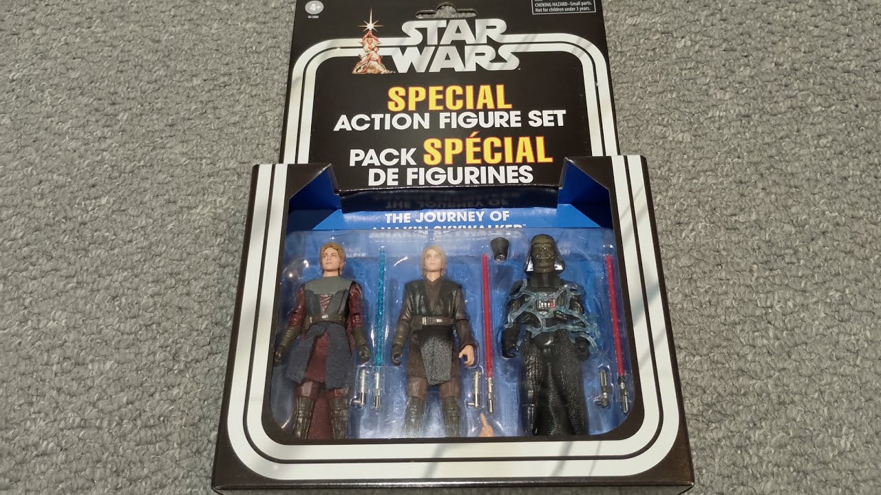Star wars the vintage collection the journey of anakin Skywalker unboxing