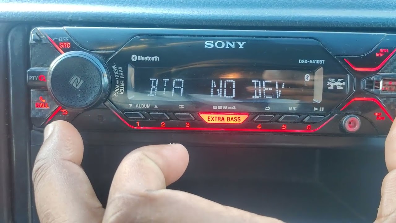 How to remove devices from a SONY DSX-A410BT car radio to add yours, ts simple plz subscribe #Buja3D