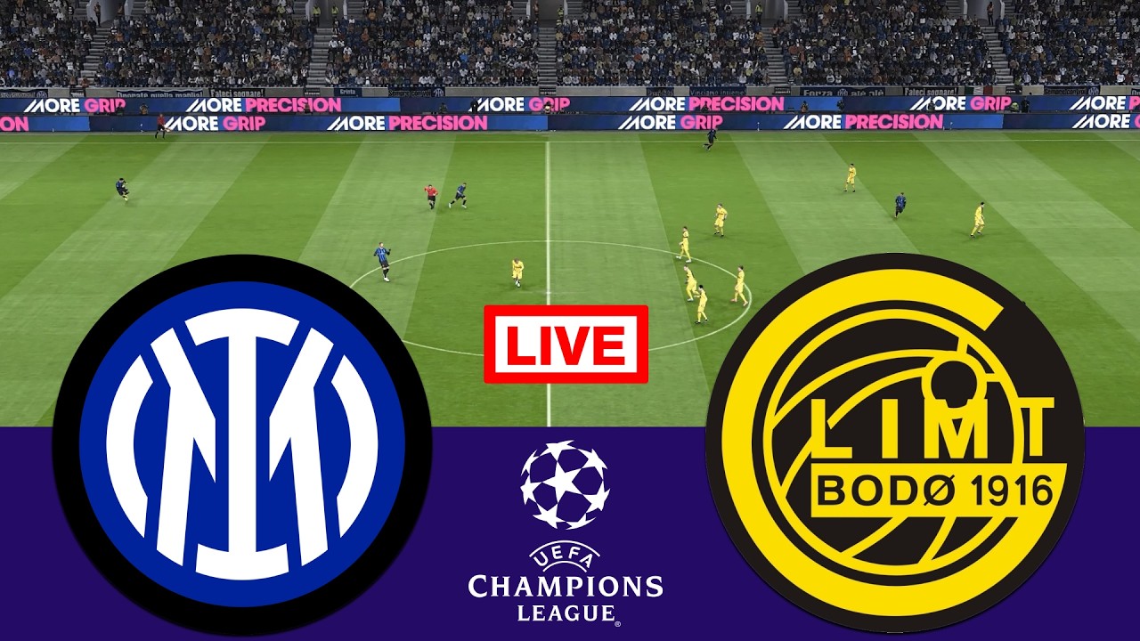 🔴 In Diretta : Inter vs Bodø/Glimt | Champions League 2025/26 | Streaming completo della partita