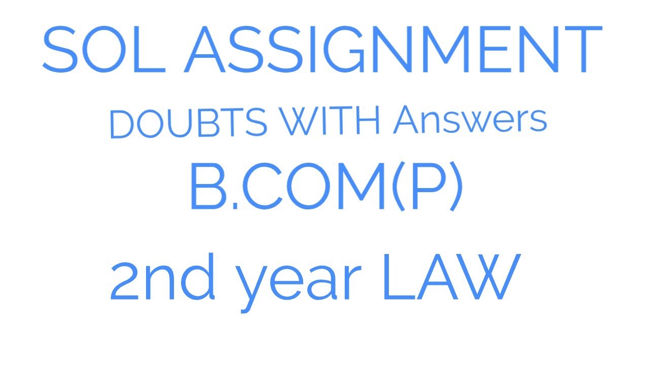 SOL/NCWEB B.COM(P) COMPANY & COMPENSATION LAW ASSIGNMENT DOUBTS || SOLVED ASSIGNMENT || RNC