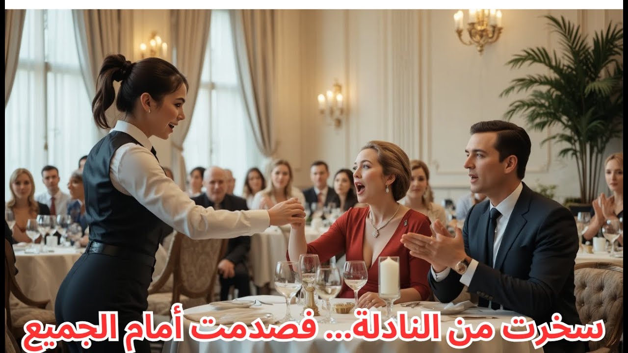 زوجة المليونير أهانت نادلة بسيطة… لكن الحقيقة التي ظهرت جعلتها تندم أمام الجميع!