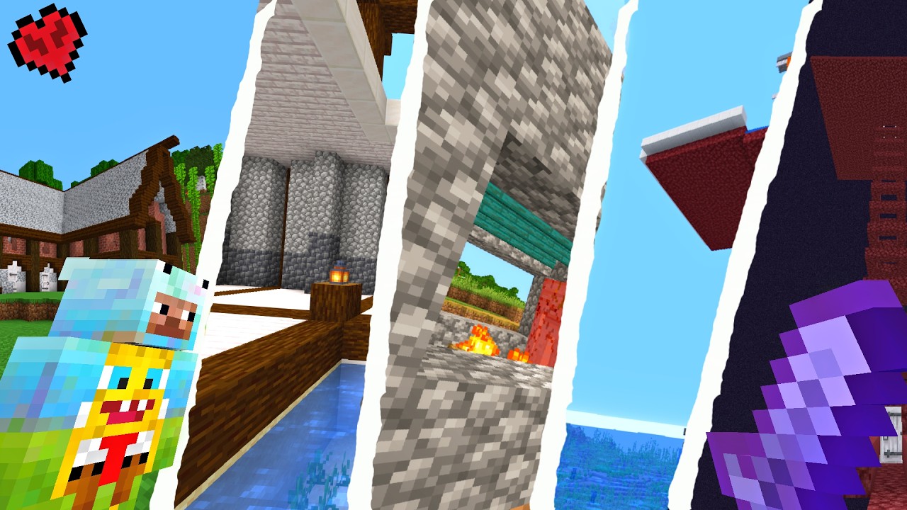 VOICI TOUT ce que J'AI CONSTRUIT en 100 JOURS ! Minecraft Hardcore