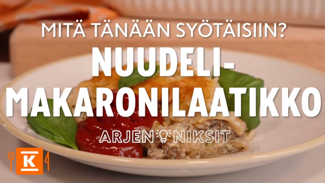Nuudeli-makaronilaatikko | Arjen niksit | K-Ruoka