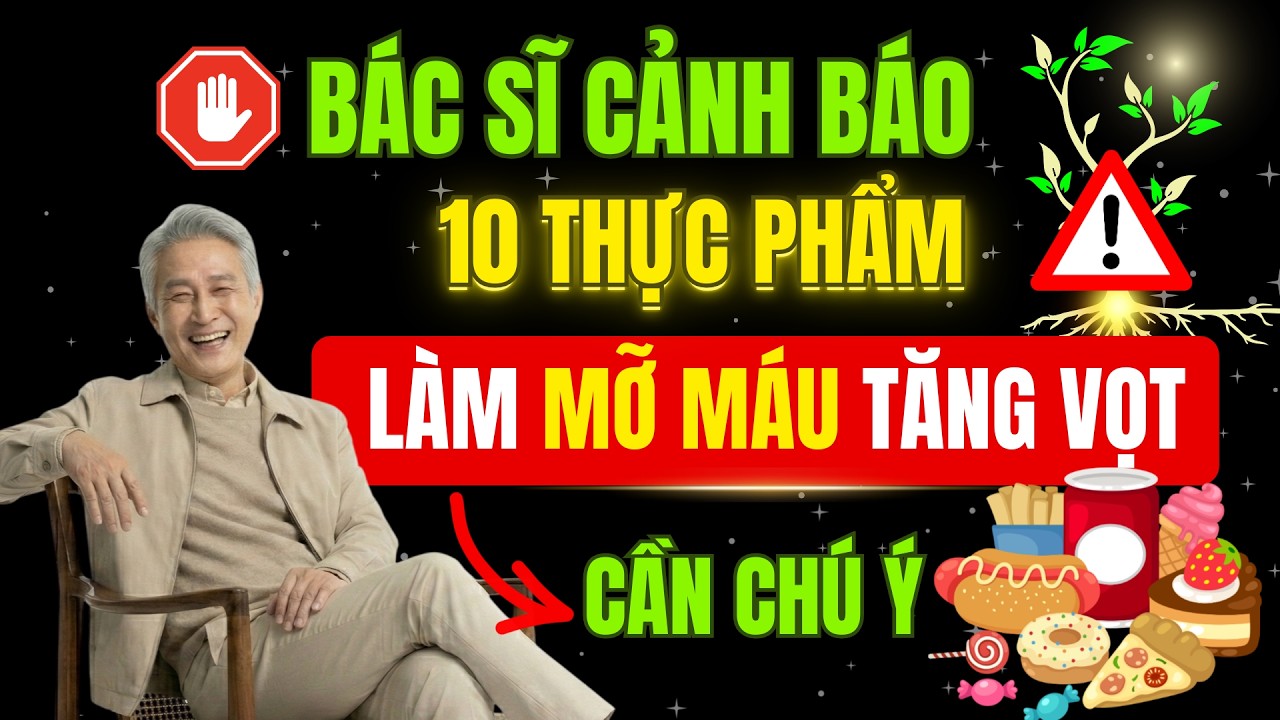 Bác Sĩ Cảnh Báo: 10 Thực Phẩm Làm Mỡ Máu Tăng Vọt Mỗi Ngày – Rất Nhiều Người Vẫn Ăn Mà Không Biết