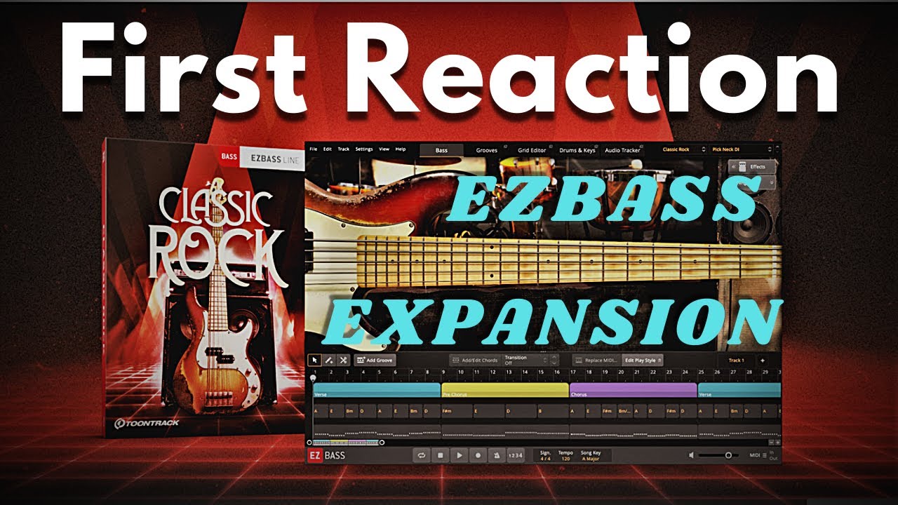 EZ Bass Expansion Classic Rock | Reaction | Opinion