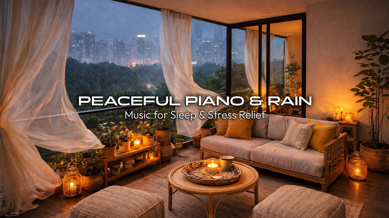 Relaxing Music | Soft Piano & Rain Sounds (Stress Relief • Study • Sleep) Session 4/5
