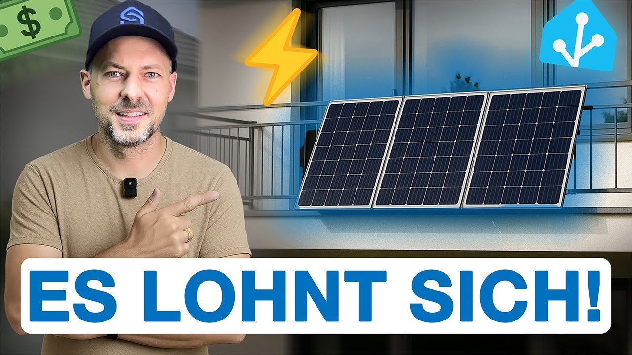 Energiemanagement einfach selbst gemacht: aus 600 &euro; werden 6.000 &euro; | Balkonkraftwerk + HomeAssistant