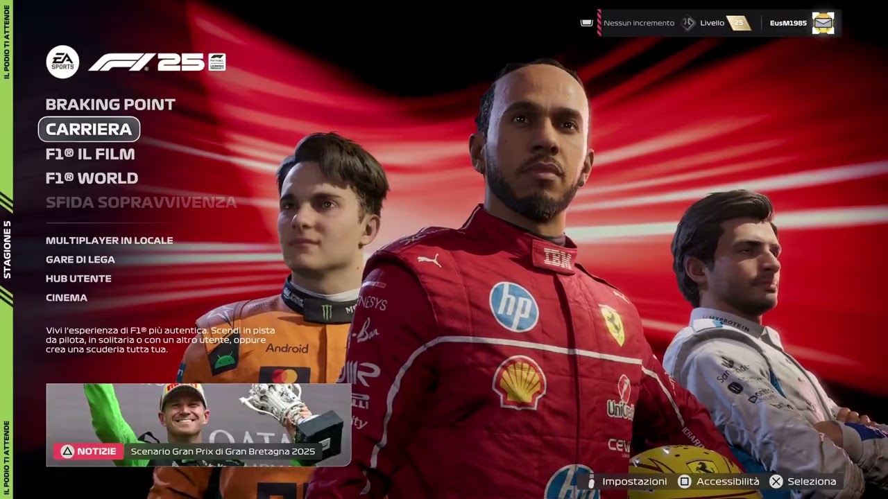 #F125 🏎️ 🏁 ⏱️ 🏆 #CarrieraPilota #F2 #MonacoGP 🇲🇨 (((#EusM1985 🦭 #PS5live)))