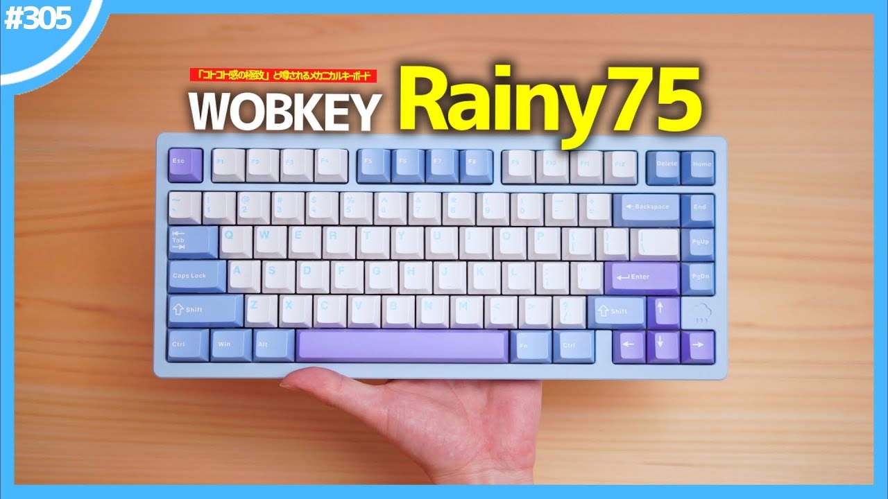 「 コトコト感の極致 」と噂されるメカニカルキーボード『 Rainy75 』