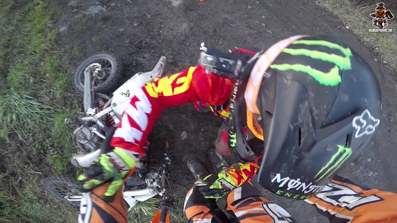 Ktm 65sx Crash - Broken wrist - Poignet cass&eacute;
