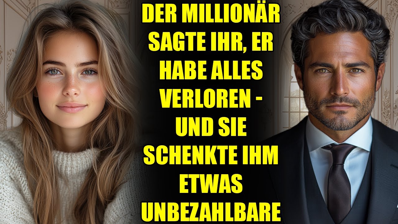 Der MILLIONÄR sagte ihr, er habe alles verloren - und sie schenkte ihm etwas Unbezahlbares