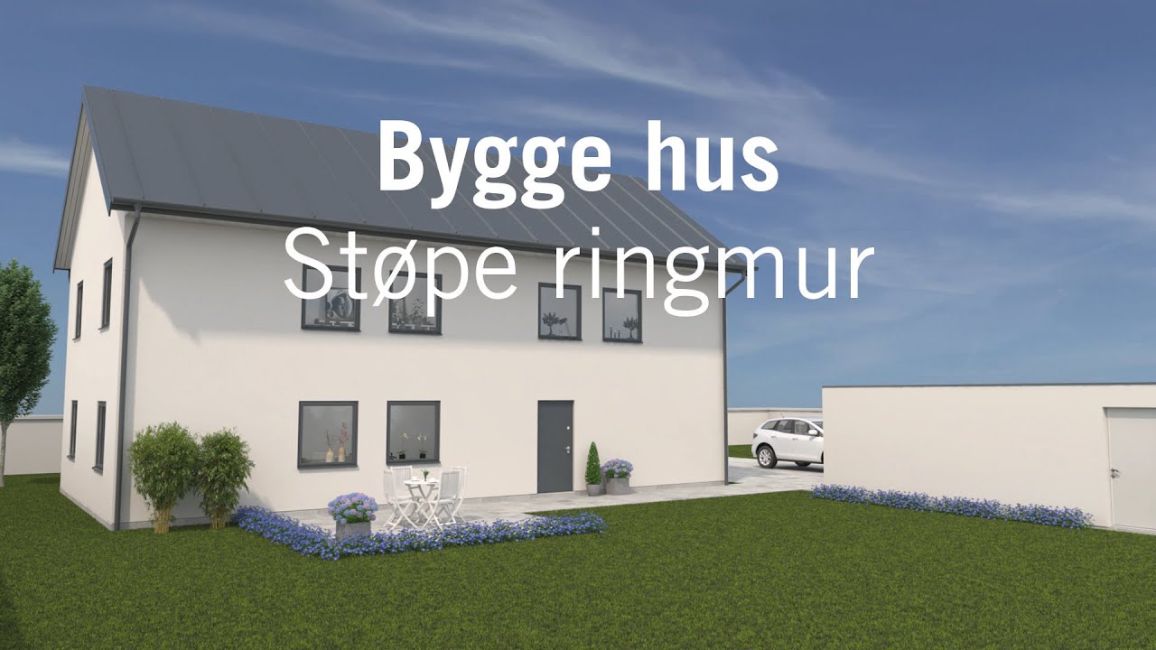 Bygge hus – Støpe ringmur