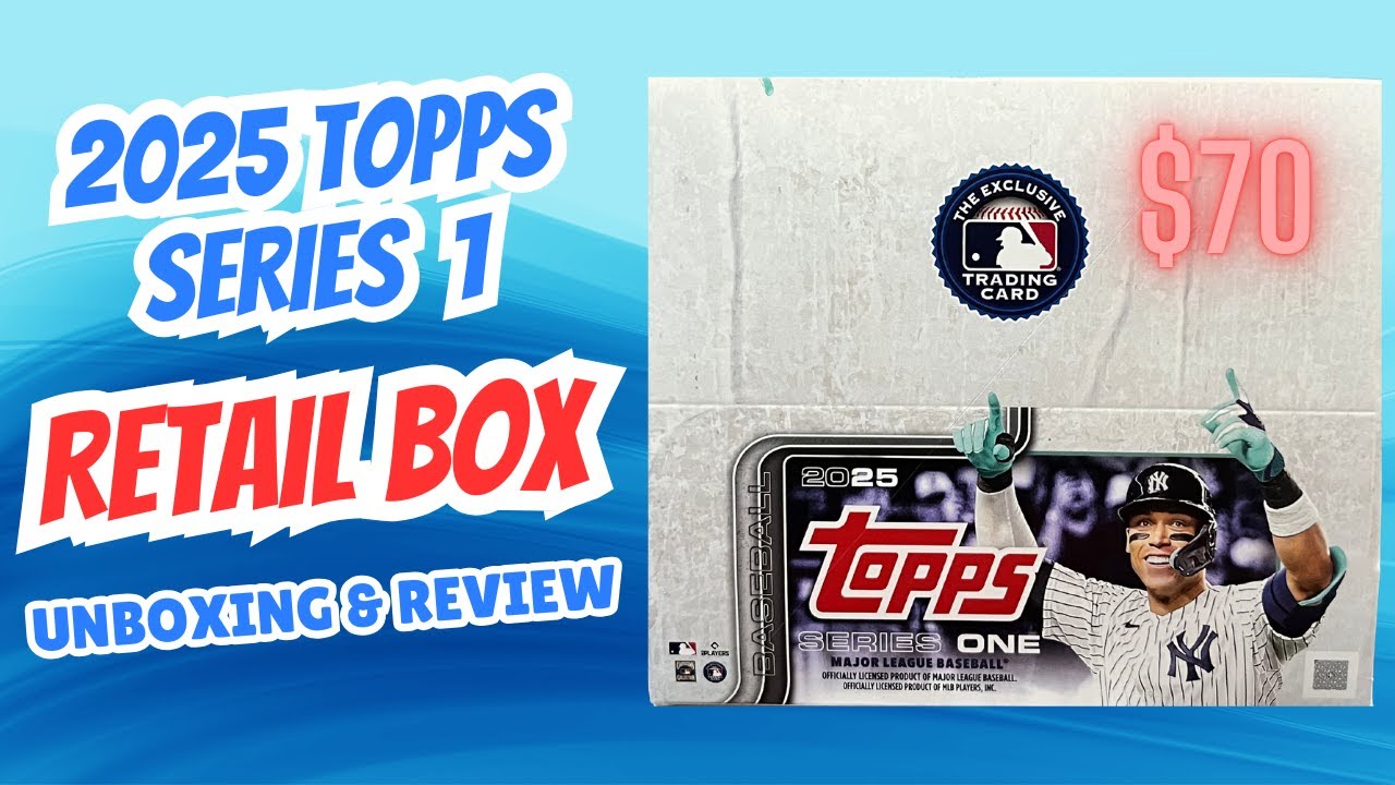 2025 Topps Series 1 Baseball Retail Box  ** 20 Packs Per Box These are Pretty Good! **