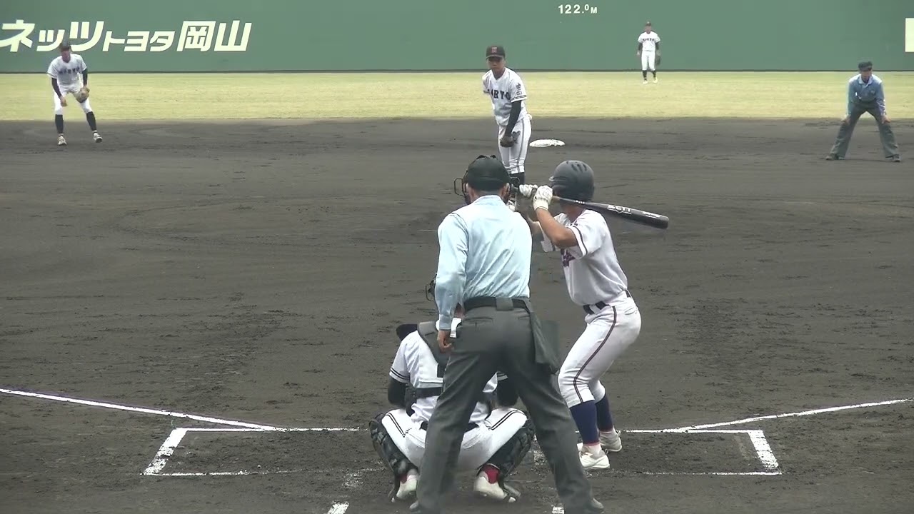 23/11/04 秋季中国大会準決勝 (山口2位) 宇部鴻城4－8広陵(広島1位)@倉敷マスカットスタジアム
