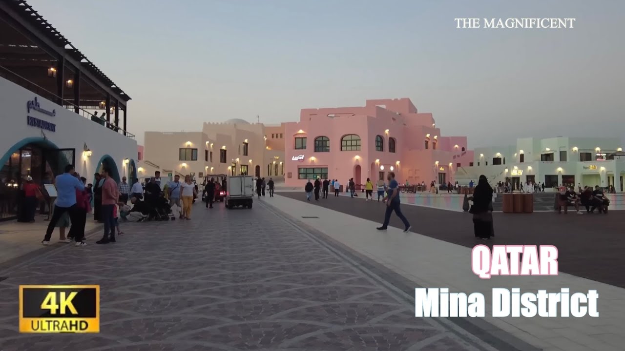 The Magnificent Mina District | Doha, Qatar Old Doha Port 4K 60 FPS  #qatar