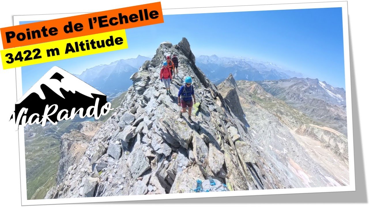 Pointe de l’Échelle (3422m) par l’arête Sud #photography #travel