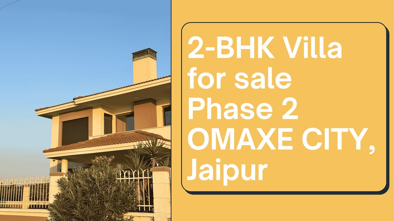 2-BHK Villa for sale  Phase 2 OMAXE CITY, Jaipur #omaxejaipur #omaxecityjaipur