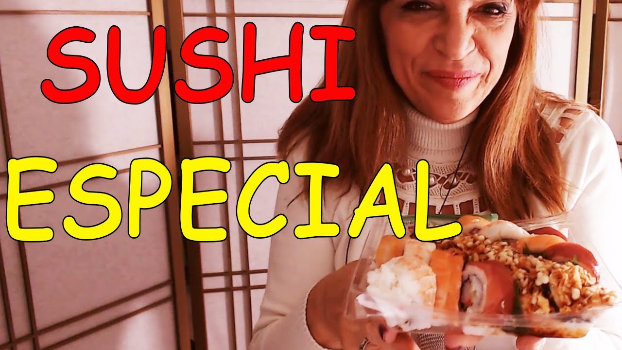 ASMR SUSHI/COMIENDO Y CONVERSANDO🍱EATING SOUNDS