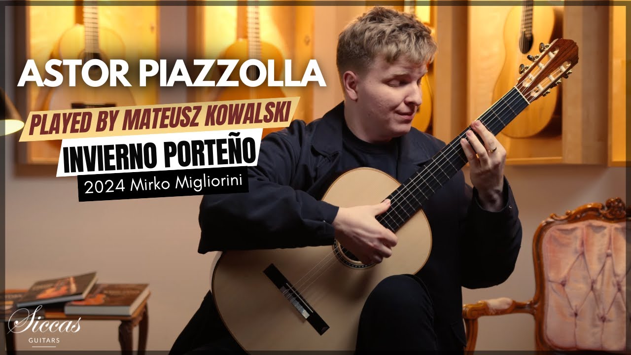 Mateusz Kowalski plays Invierno Porteño by Astor Piazzolla on a 2024 Mirko Migliorini