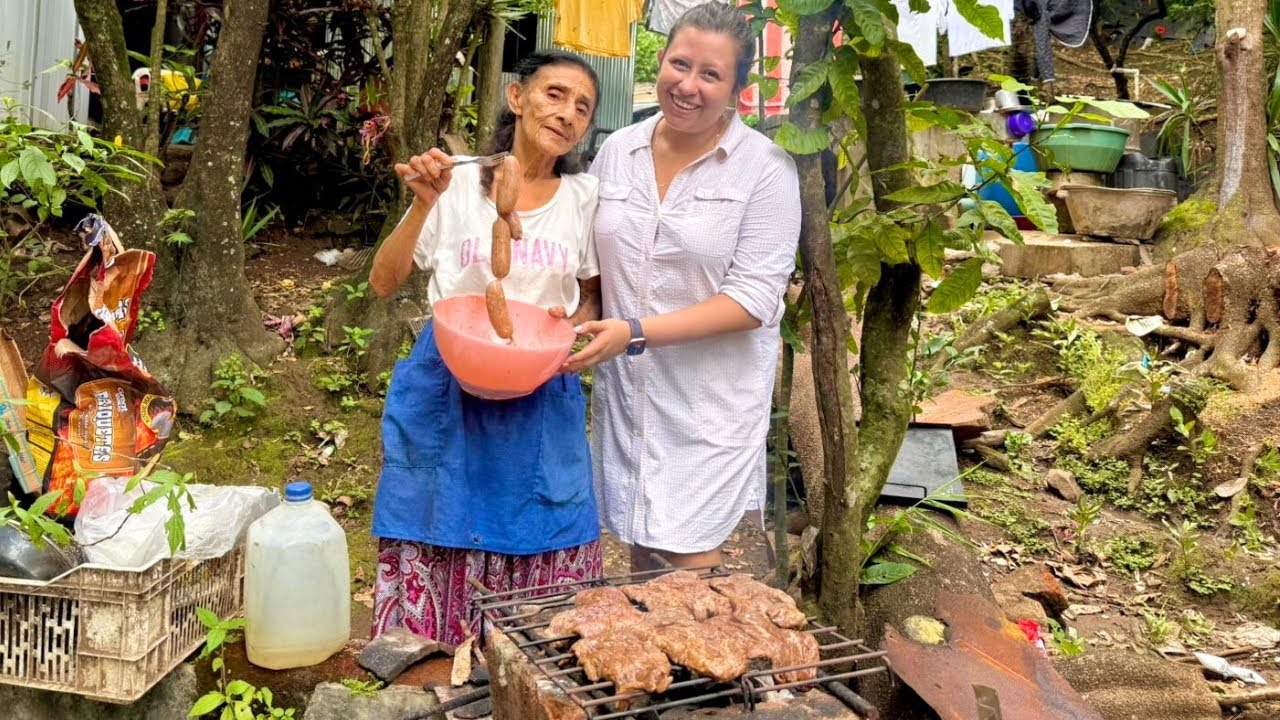 COCINANDO CARNE ASADA PARA LA ABUELITA ELBA