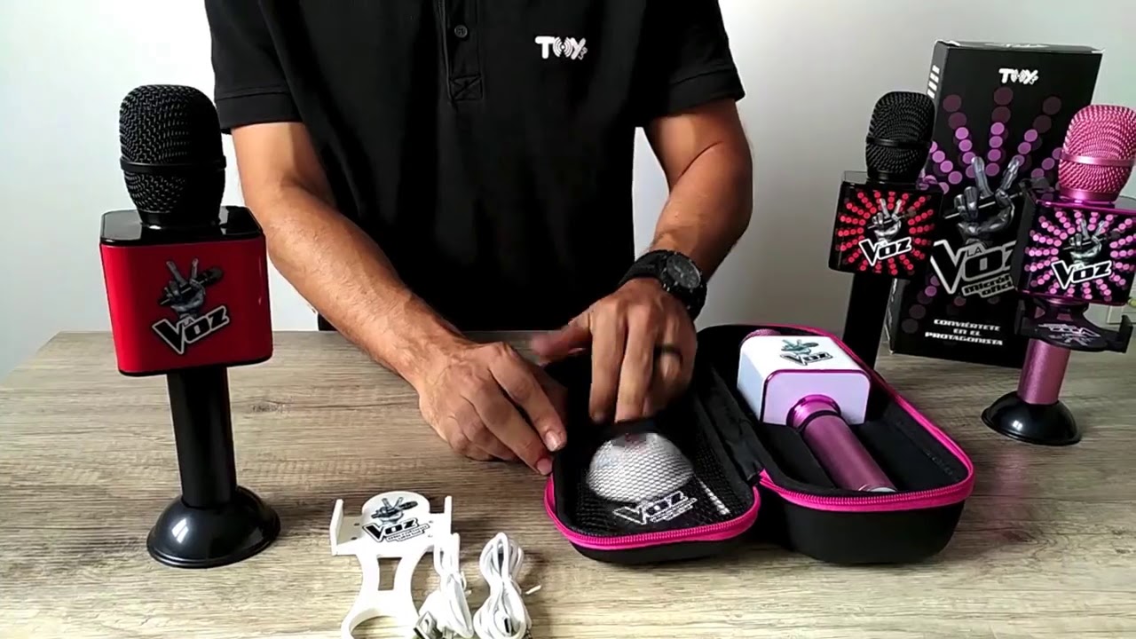 Micrófono Karaoke Oficial La Voz  - Unboxing - TOY STAND