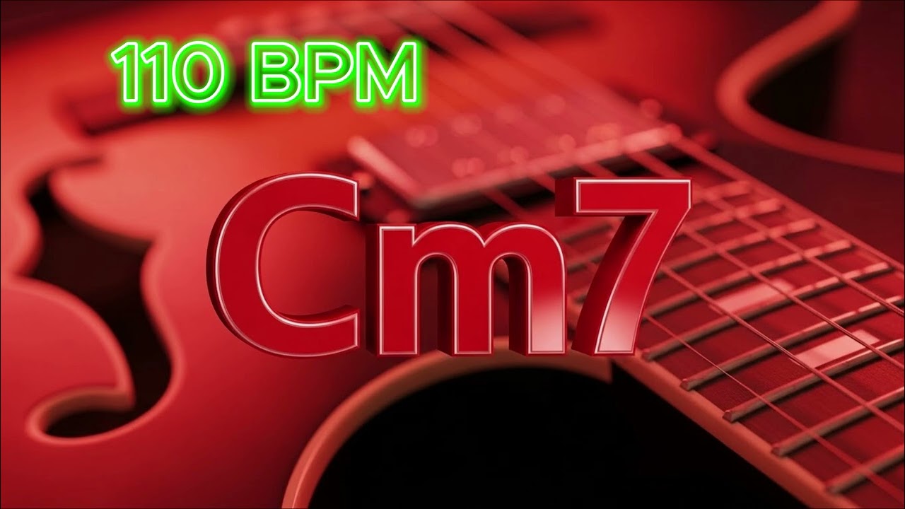 Guitar Jam:  Cm7 - Soft Charm Funk (110 BPM) 🎸
