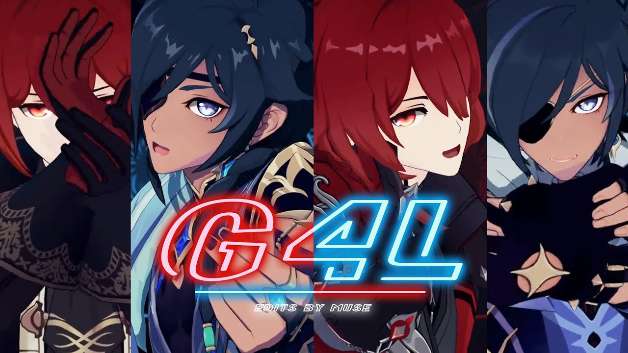 【GenshinImpact-MMD】G4L - Diluc & Kaeya | HappinessX4