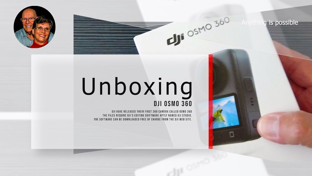 DJI Osmo 360 Unboxing