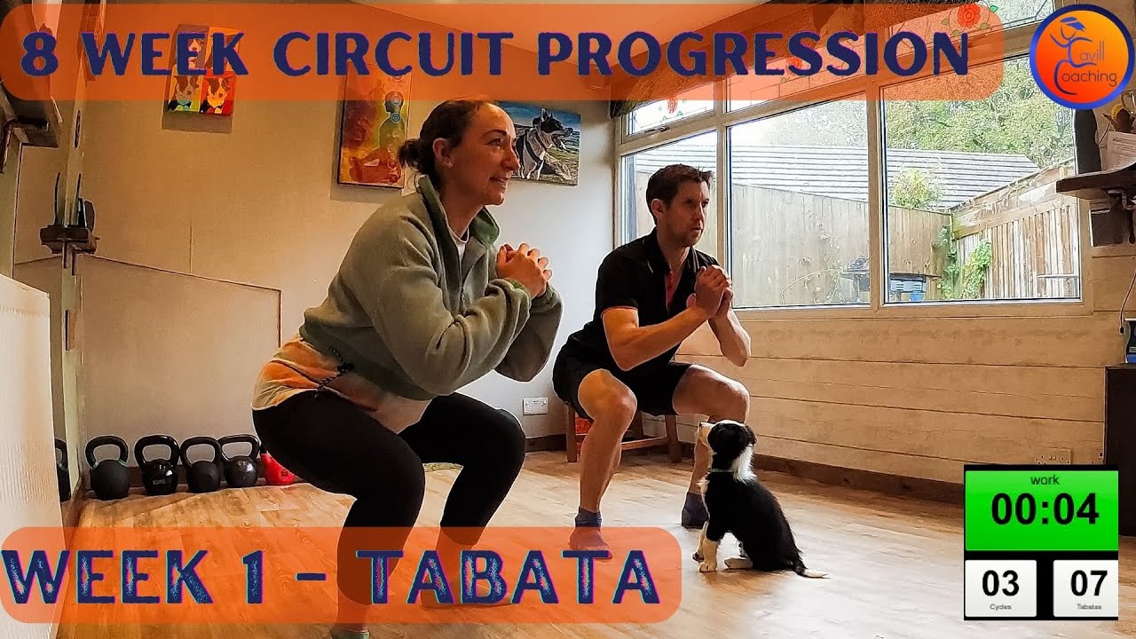 Body weight workouts. Week 1 of 8 -  20 min TABATA