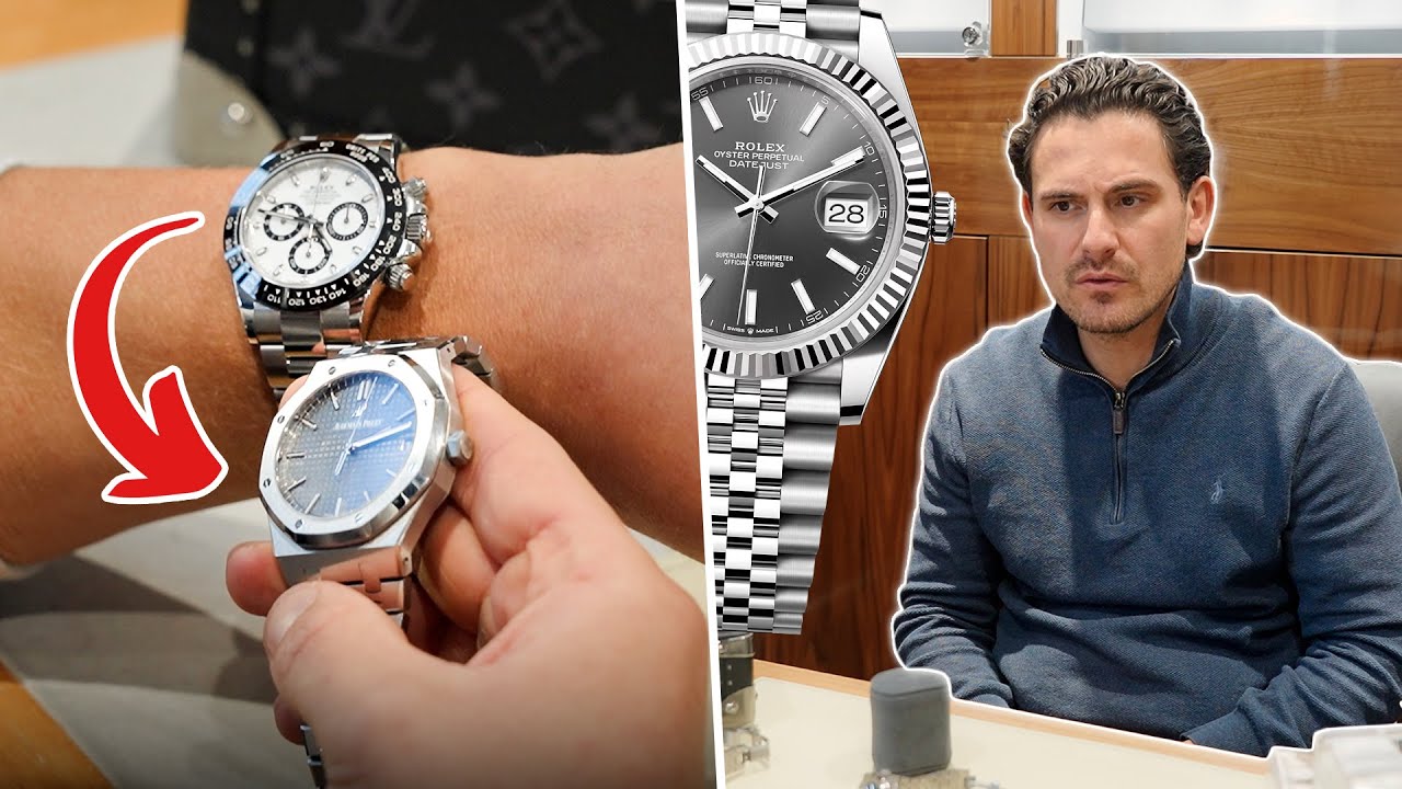 Продажа часов Rolex Datejust: сложное решение — Panda Daytona или Royal Oak?