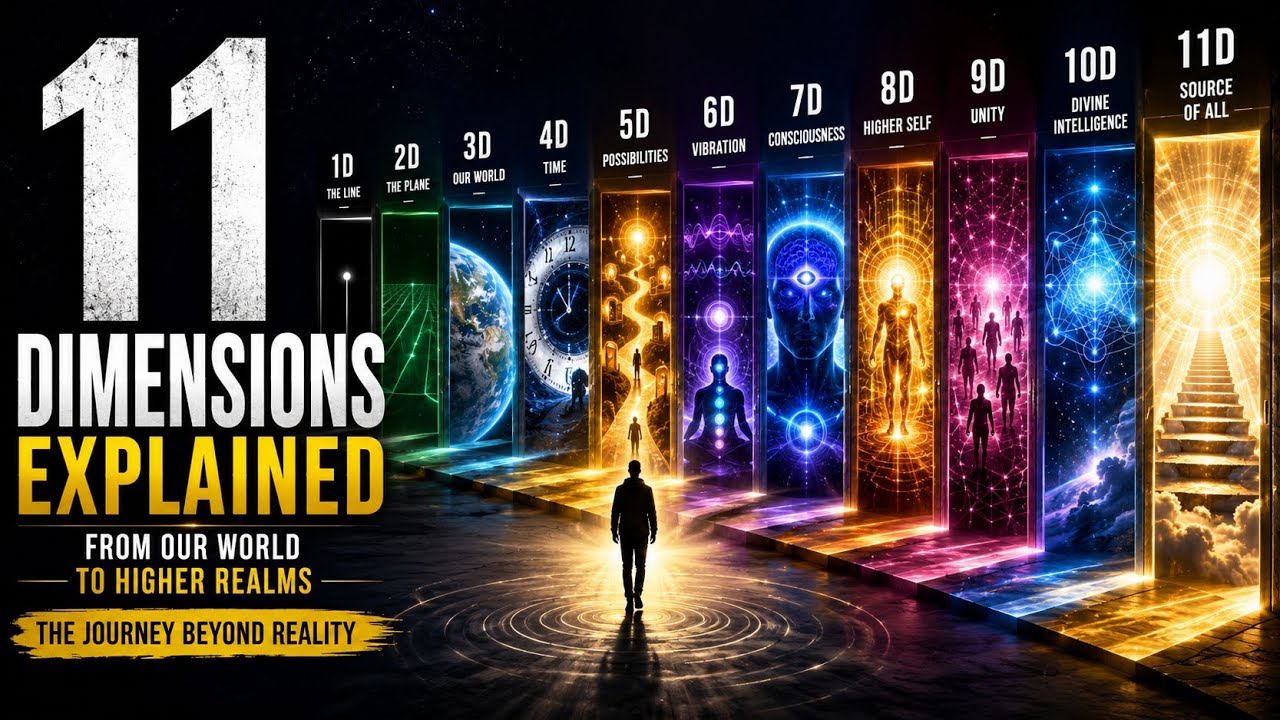 11 Dimensions Explained - A Mind-Bending Explanation of Higher Dimensions!