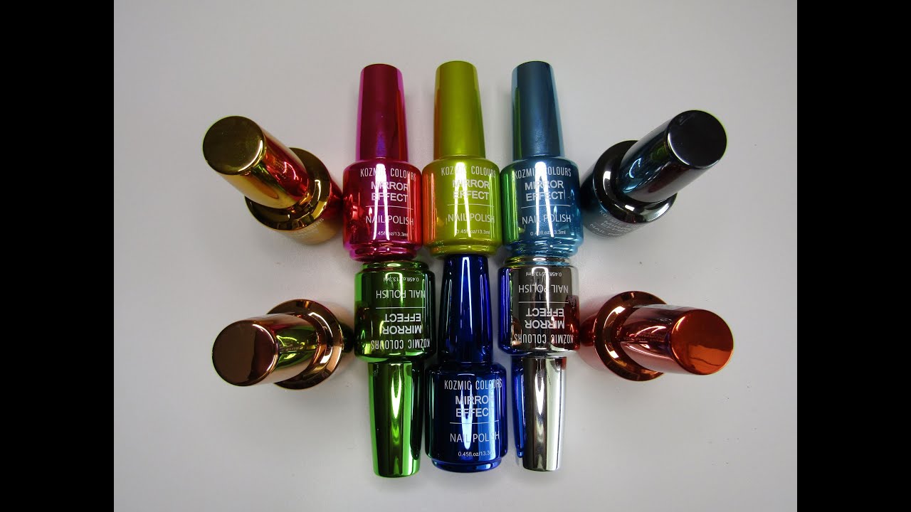DOLLAR TREE* KOZMIC MIRROR EFFECT NAIL POLISH #nailpolish #dollartree