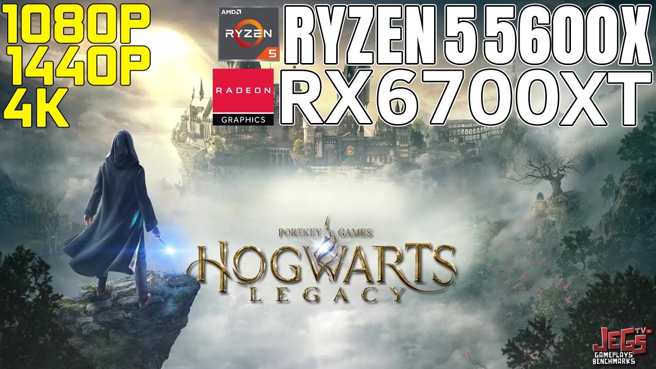Hogwarts Legacy | Ryzen 5 5600x + RX 6700 XT | 1080p, 1440p, 4K benchmarks!