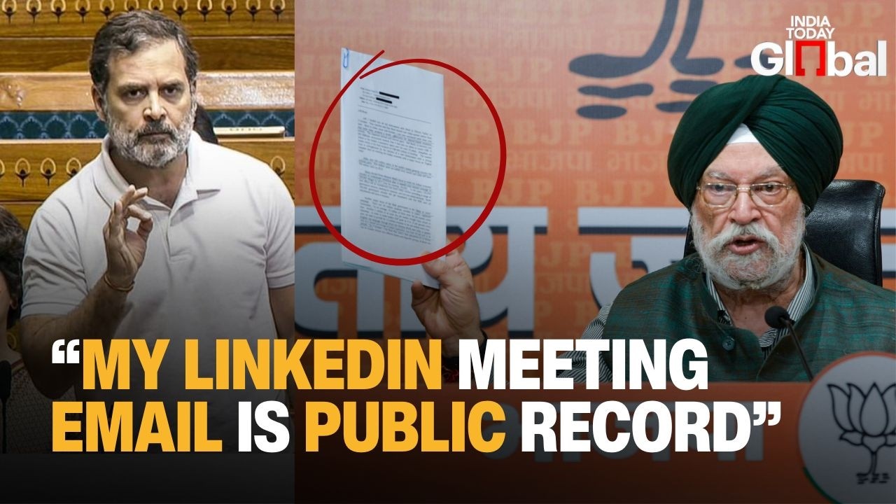Hardeep Puri Hits Back at Rahul Gandhi On Epstein Allegations: &ldquo;My Email Exchange Is Public Record&rdquo;