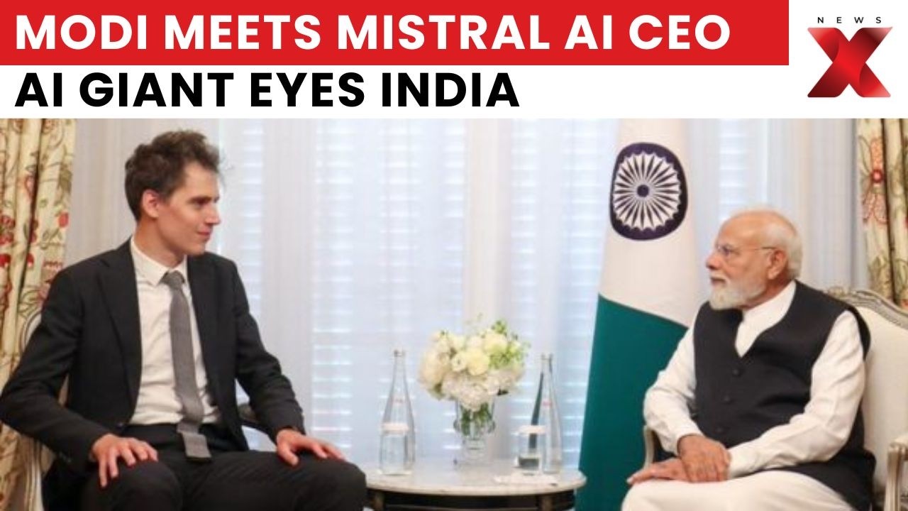 PM Modi Meets Mistral AI CEO, Discusses India&rsquo;s Expanding AI Future | NewsX Exclusive