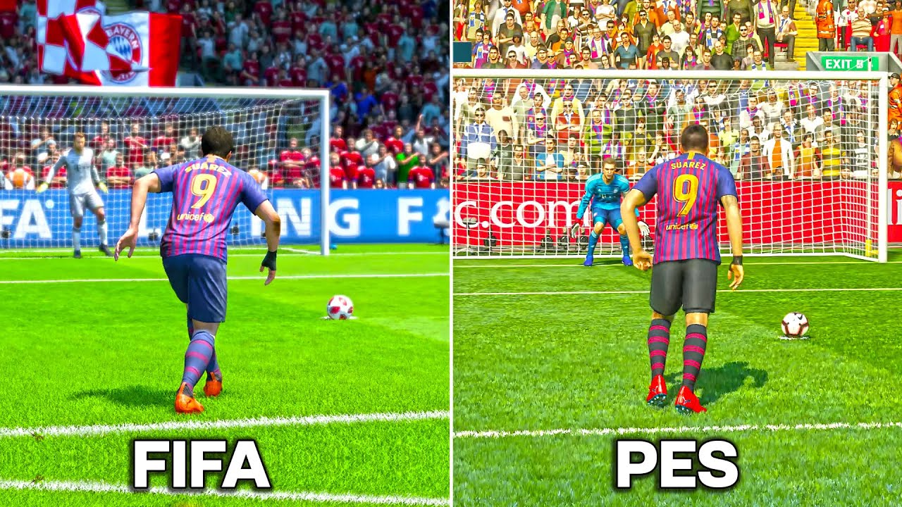 ЛУИС СУАРЕС. Пенальти • FIFA vs PES (2008-2023)